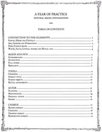 A YEAR OF PRACTICE: Natural magic foundations