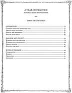 A YEAR OF PRACTICE: Natural magic foundations