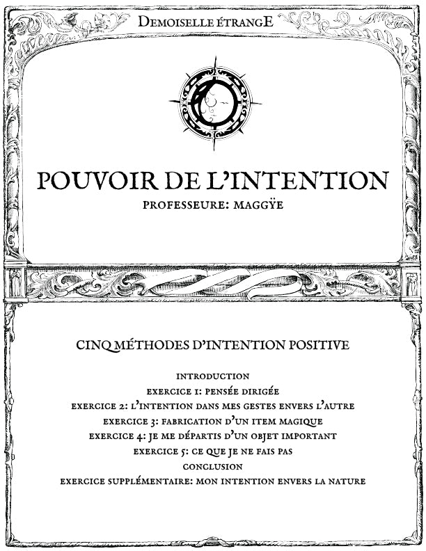 POUVOIR DE L'INTENTION: Cinq méthodes d'intention positive