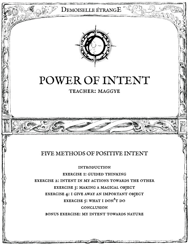 POUVOIR DE L'INTENTION: Cinq méthodes d'intention positive