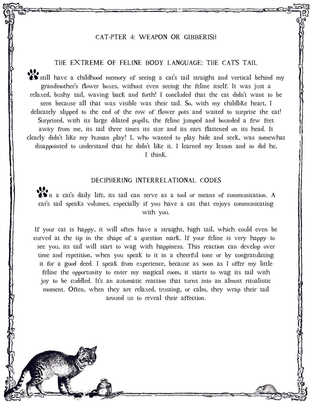 LE CHAT L'HEUREUX GRIMOIRE: Chat-pitre 4