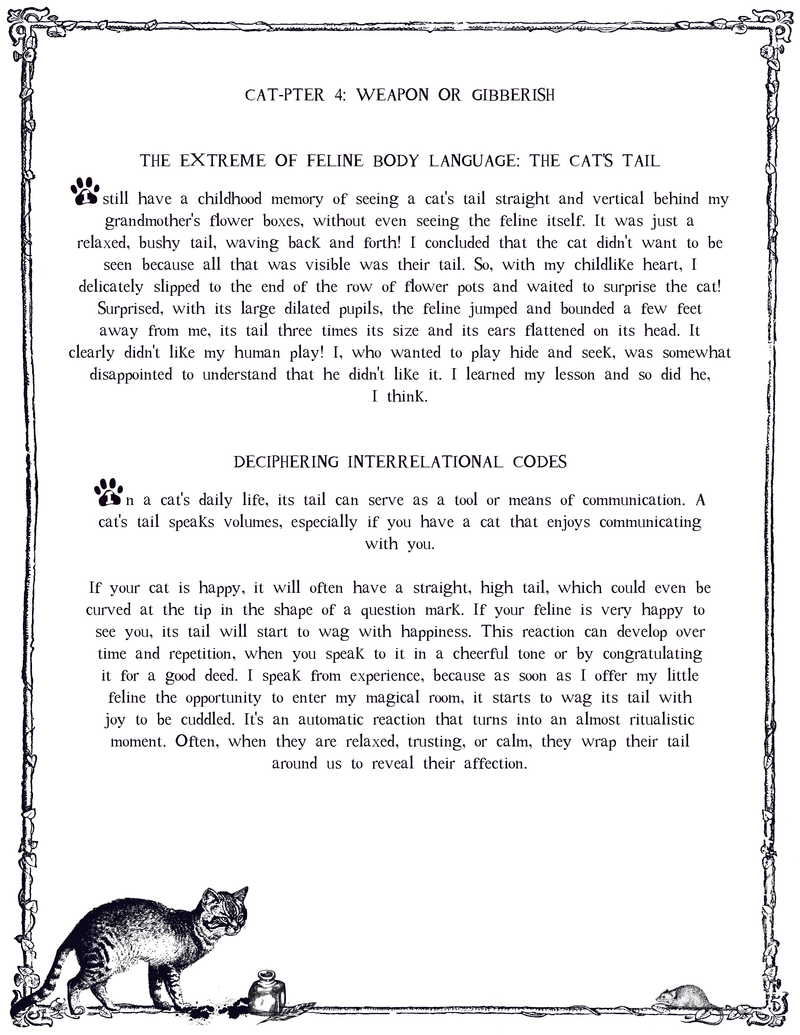 LE CHAT L'HEUREUX GRIMOIRE: Chat-pitre 4