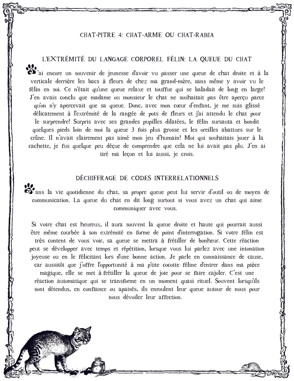 LE CHAT L'HEUREUX GRIMOIRE: Chat-pitre 4