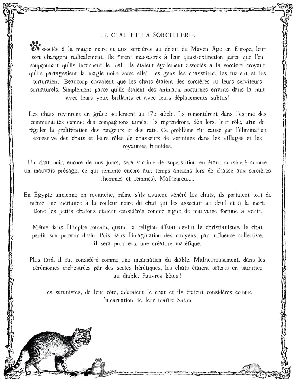 The CAT TALES GRIMOIRE: Cat and Witchcraft