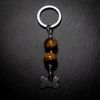 TIGER EYE (Bone) Dog Amulet