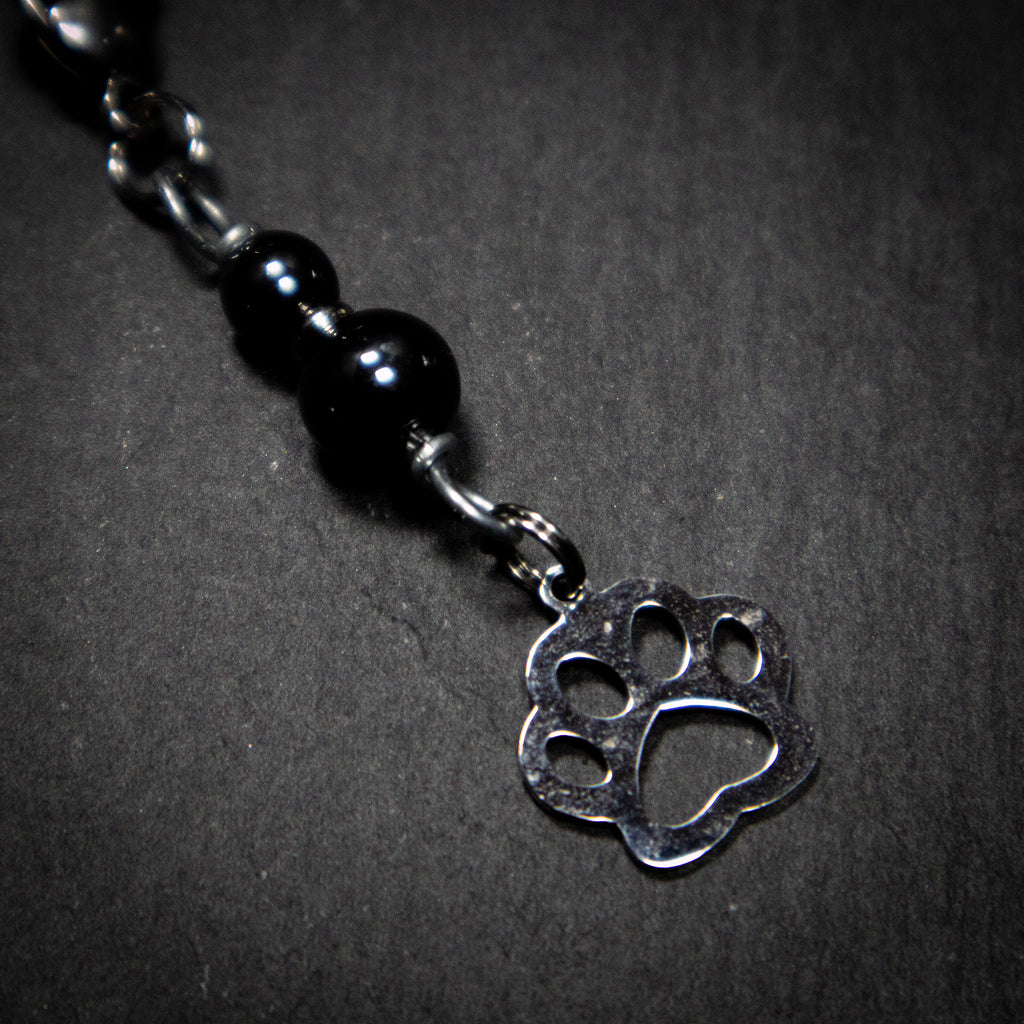 HEMATITE (Paw) Cat Amulet