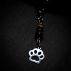 Amulette pour chat OEIL DE TIGRE (Patte)