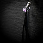 Solo earring BLACK FEATHERS