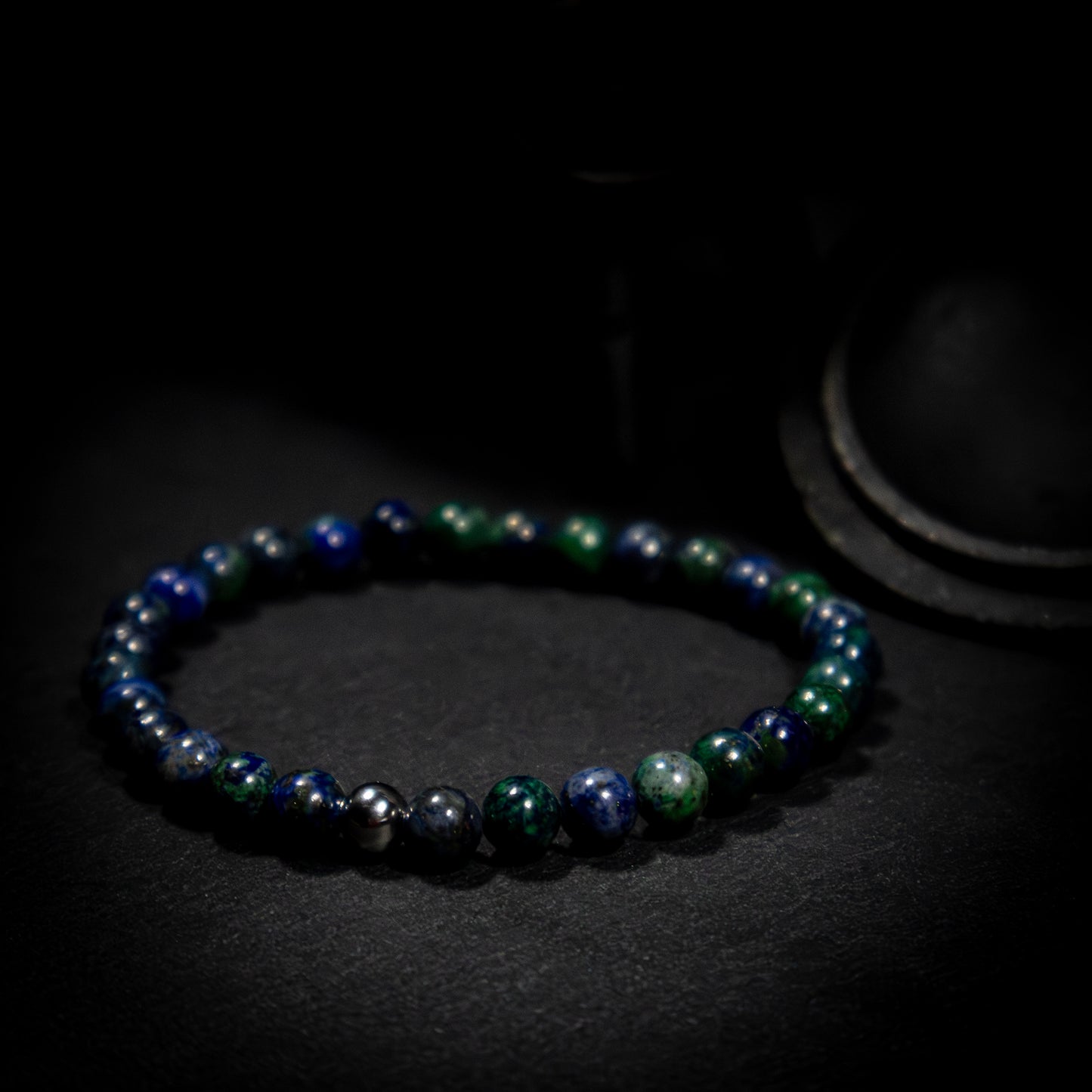 Bracelet AZURITE MALACHITE