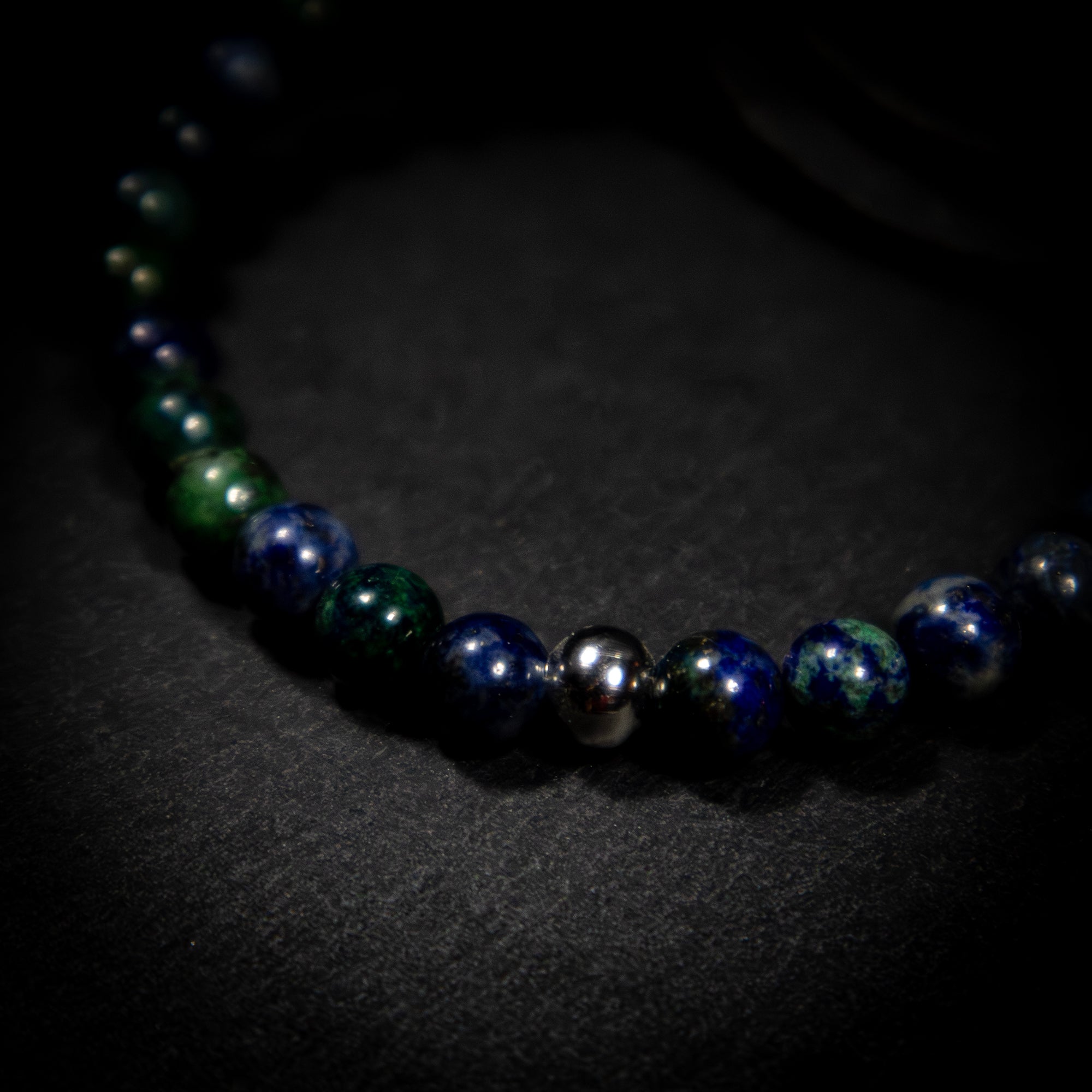 Bracelet AZURITE MALACHITE