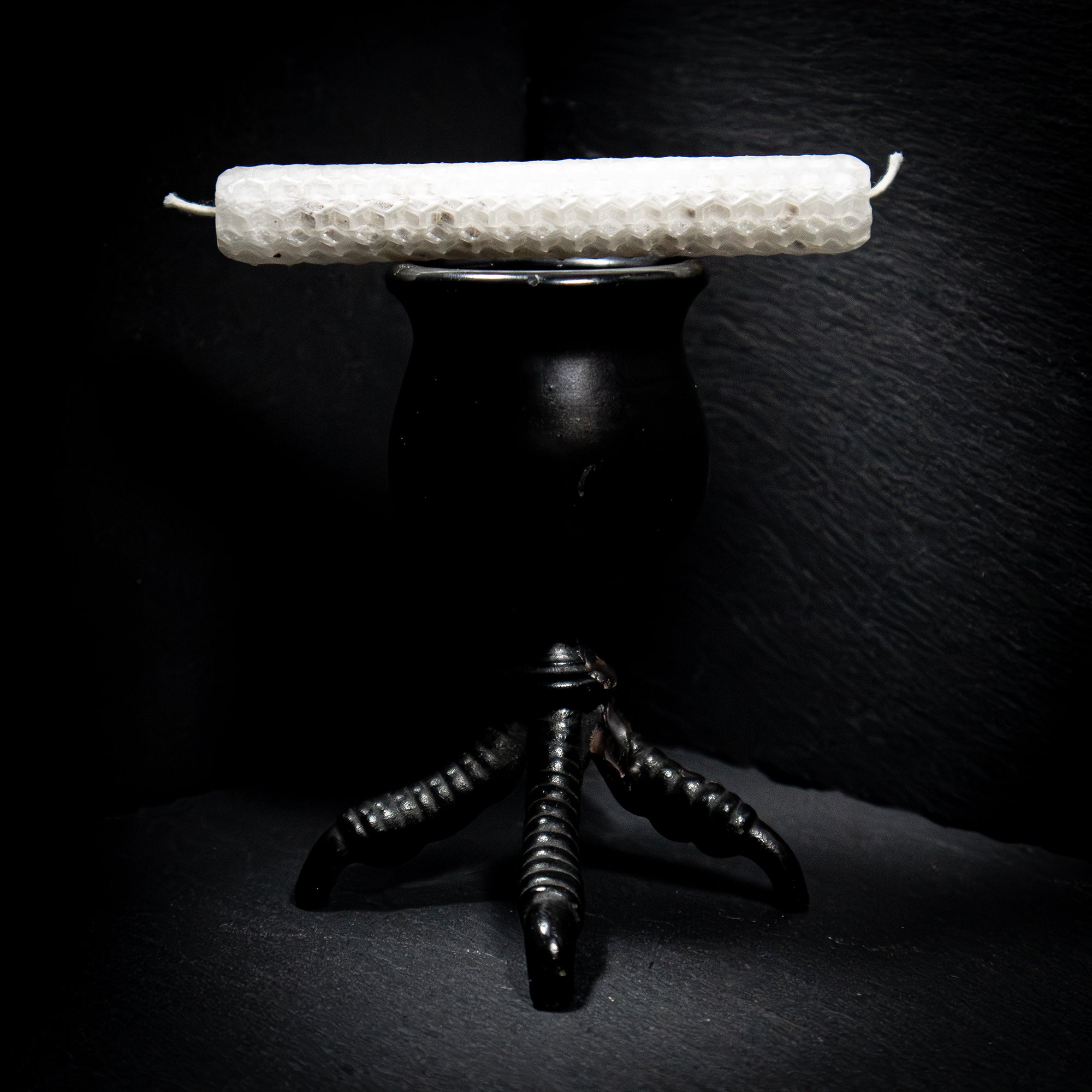 2 Chandelles DOUBLE MÈCHES aux herbes