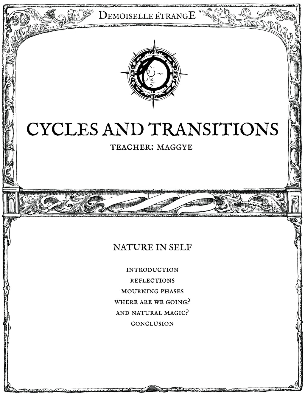 CYCLES ET DÉPARTS : La nature en soi