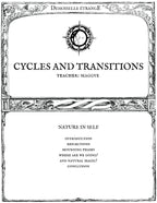 CYCLES ET DÉPARTS : La nature en soi