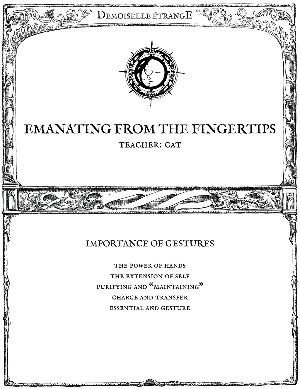 ÉMANER DU BOUT DES DOIGTS: Importance de la gestuelle