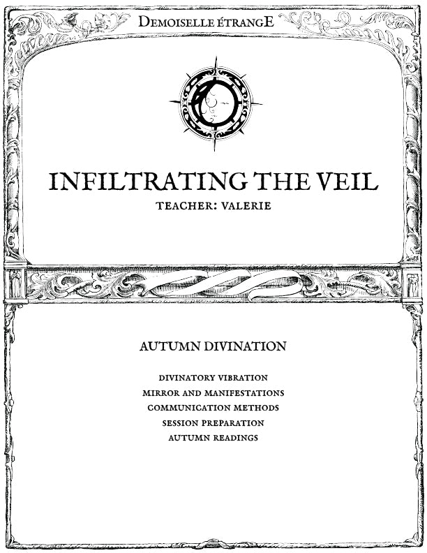 INFILTRER LE VOILE : Divination automnale