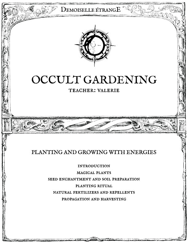 JARDINAGE OCCULTE : Planter et cultiver avec les énergies