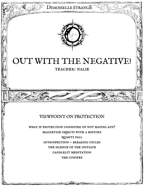 DEHORS LE NÉGATIF! : Point de vue sur la protection