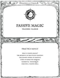 PASSIVE MAGIC: Practice safely