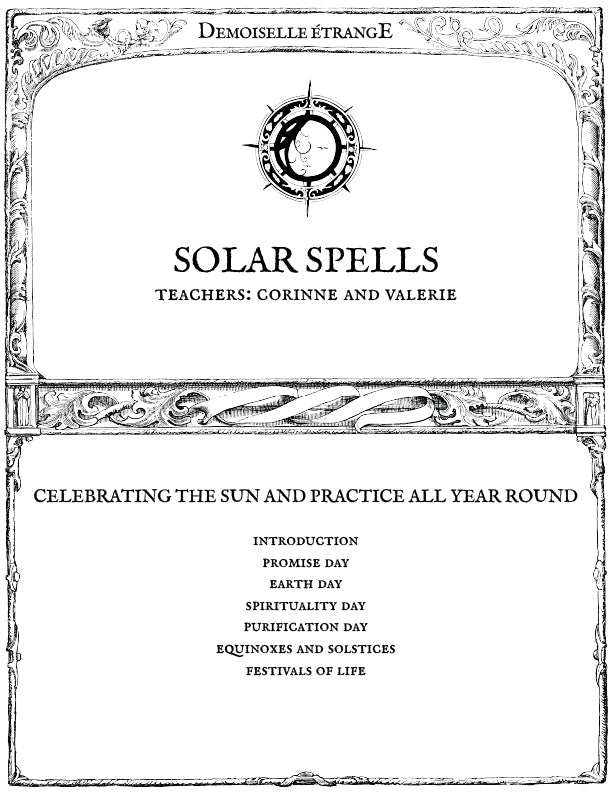 SOLAR SPELLS: Celebrating the sun and practice all year round