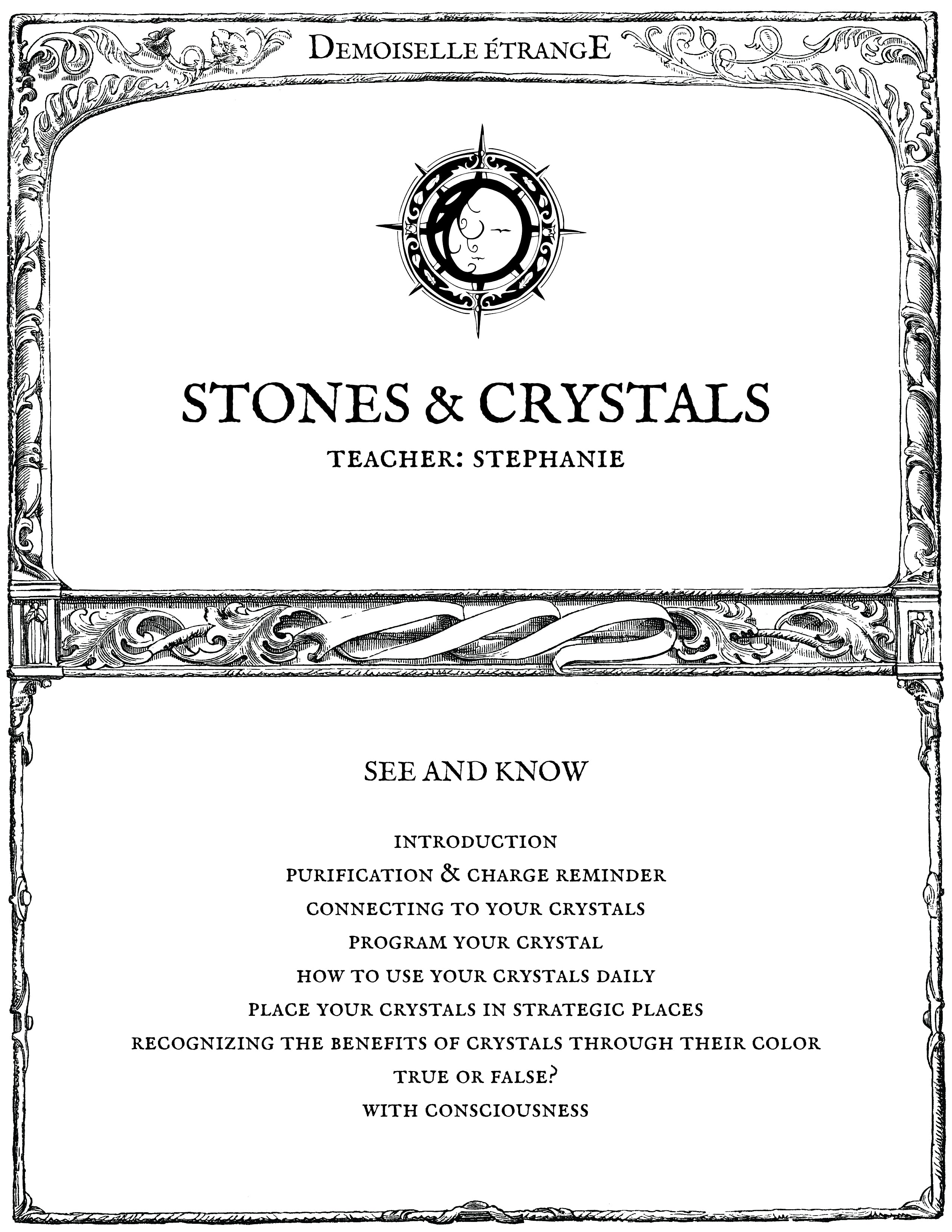 STONES & CRYSTALS : See and know