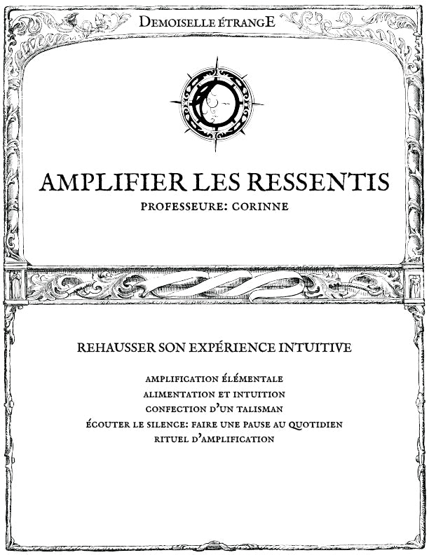 AMPLIFIER LES RESSENTIS : Rehausser son expérience intuitive