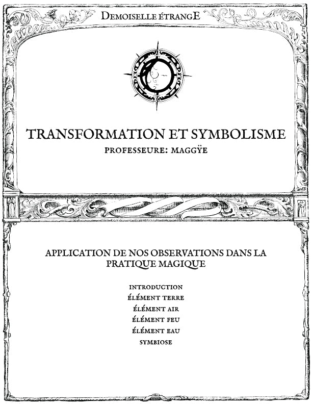 TRANSFORMATION ET SYMBOLISME : Application de nos observations dans la pratique magique