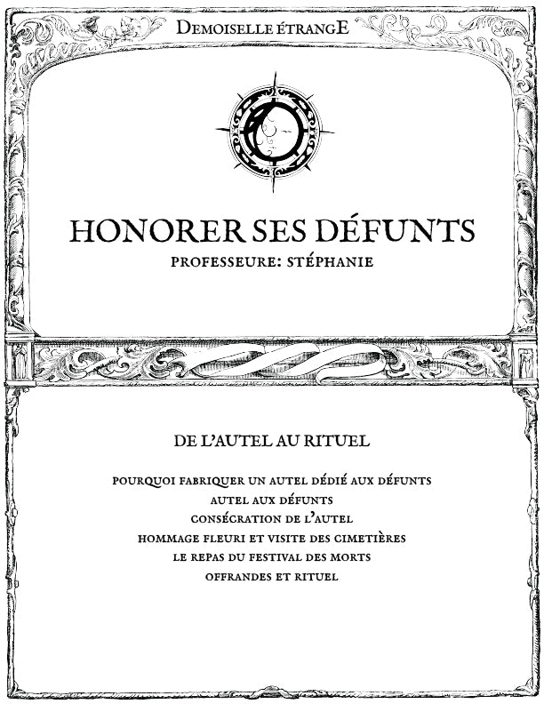 HONORER SES DÉFUNTS : De l'autel au rituel