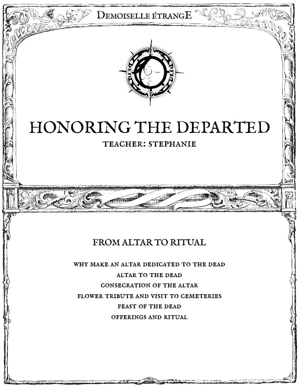 HONORER SES DÉFUNTS : De l'autel au rituel