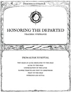HONORER SES DÉFUNTS : De l'autel au rituel