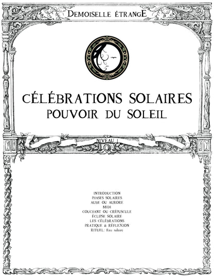 CÉLÉBRATIONS SOLAIRES (N1) Pouvoir du Soleil