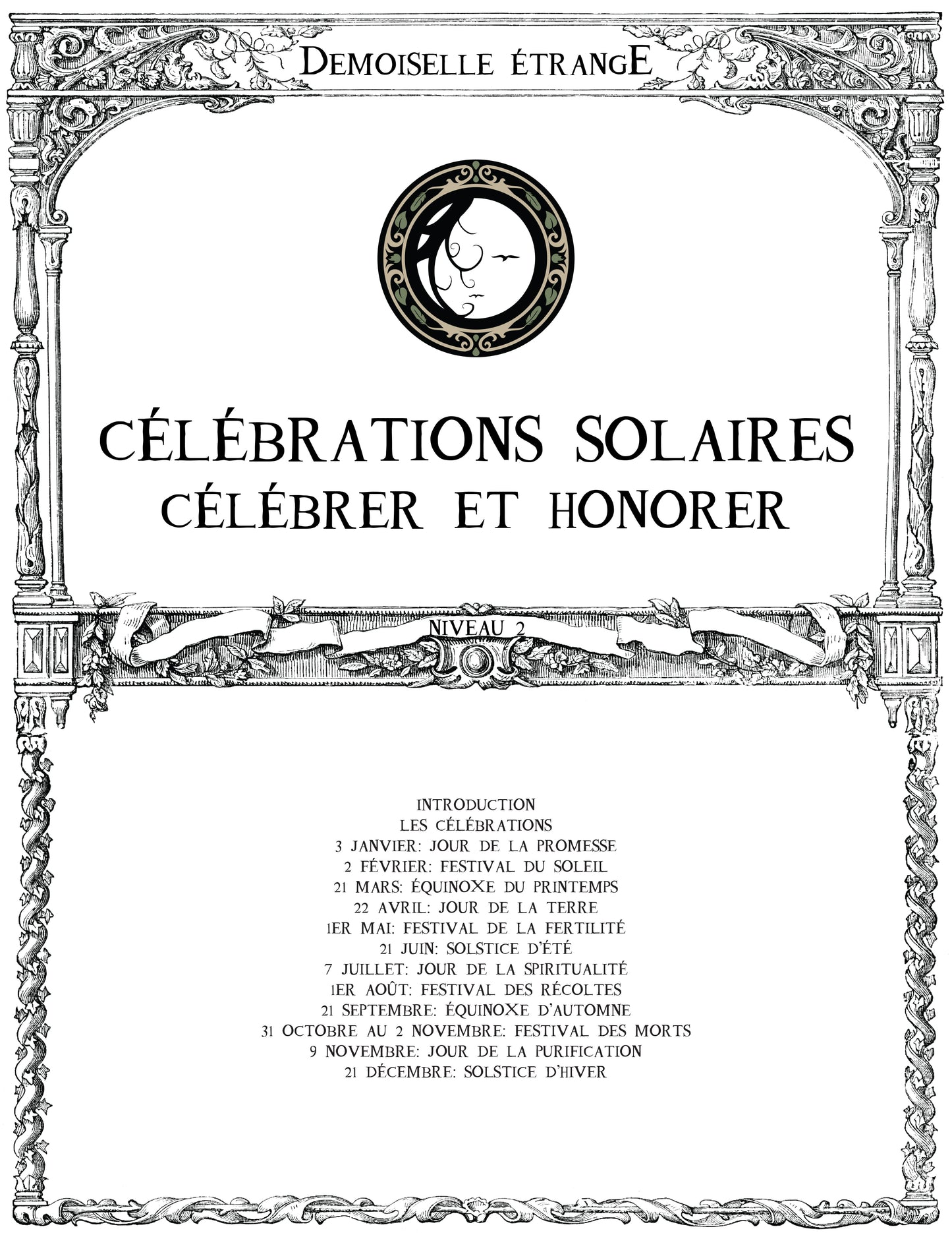 CÉLÉBRATIONS SOLAIRES (N2) Célébrer et honorer