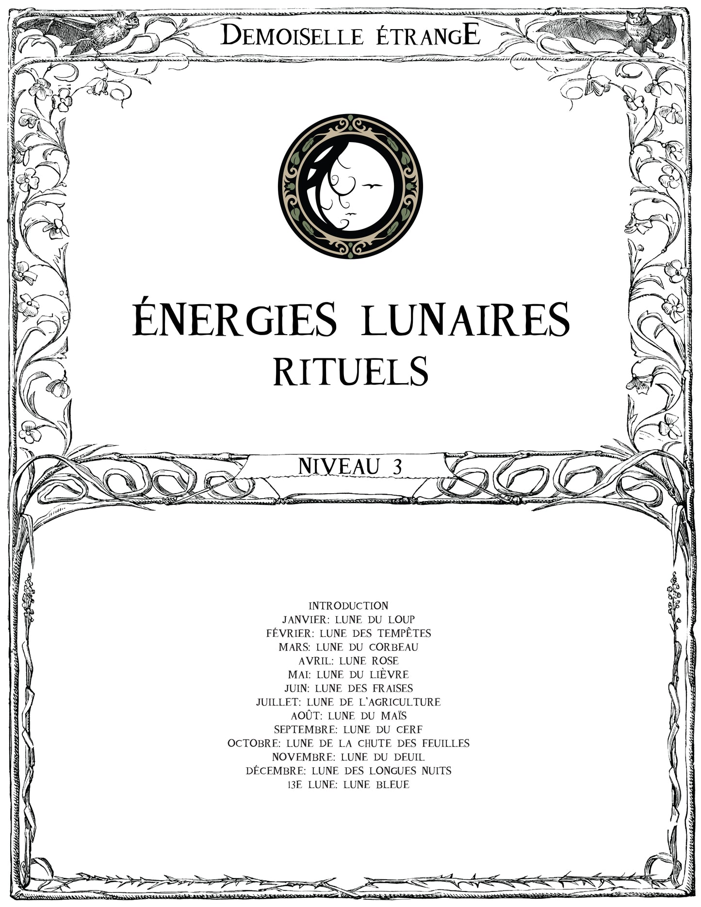 ÉNERGIES LUNAIRES (N3) Rituels