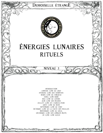 ÉNERGIES LUNAIRES (N3) Rituels