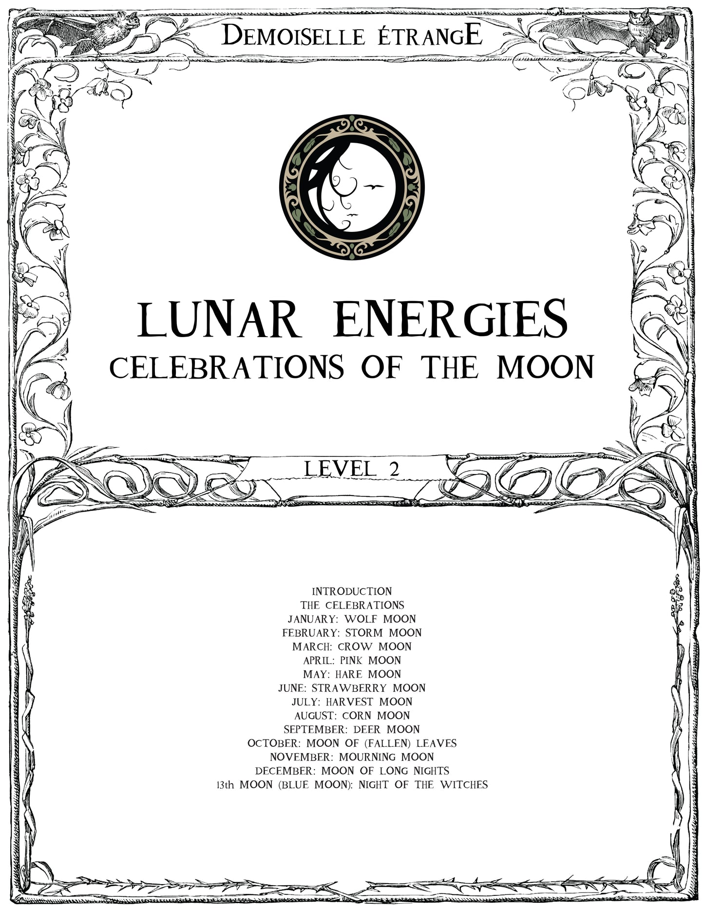 ÉNERGIES LUNAIRES (N2) Célébrations de la Lune