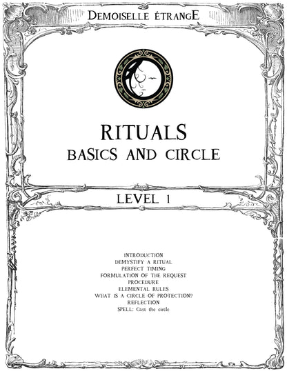 RITUELS (N1) Bases et Cercle