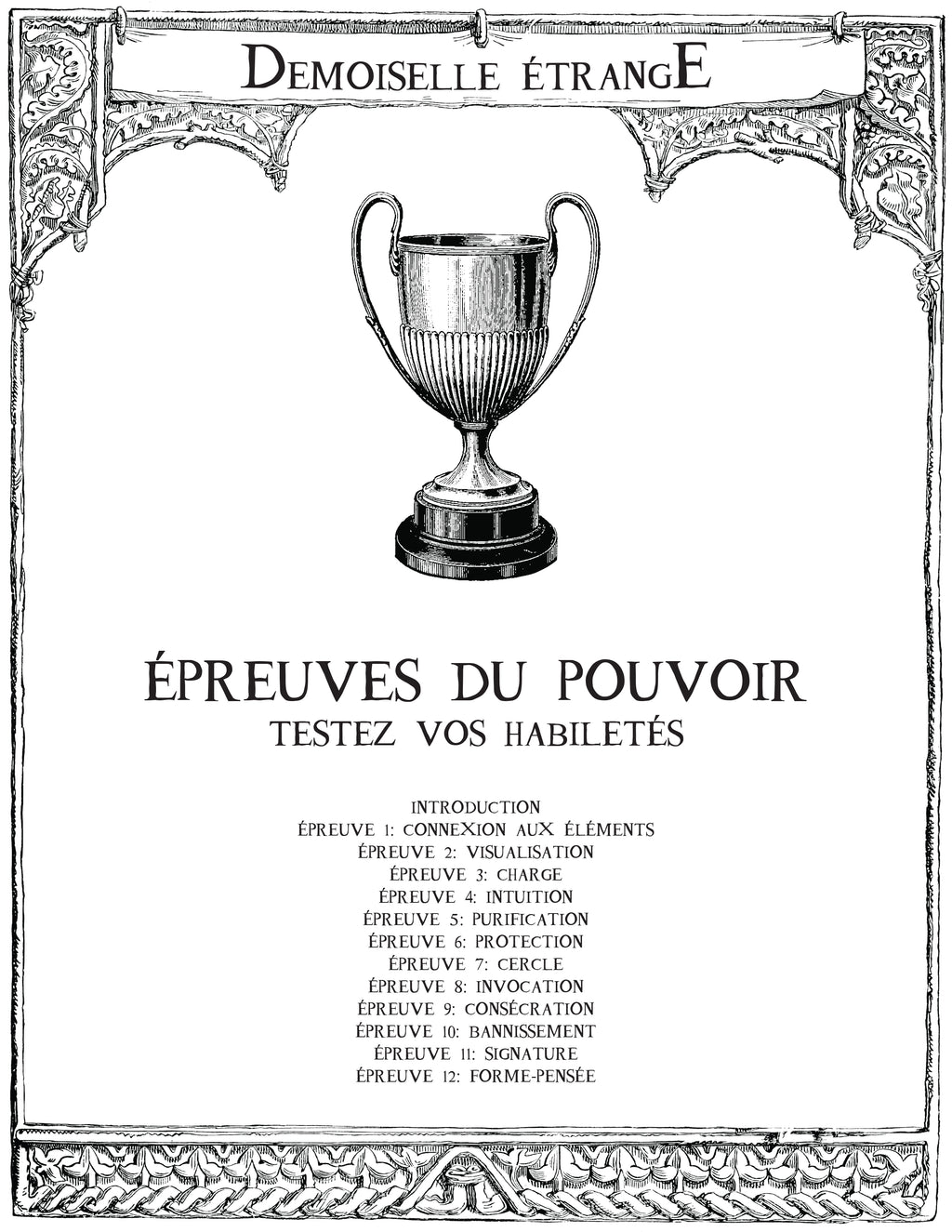 ÉPREUVES DU POUVOIR: Testez vos habiletés