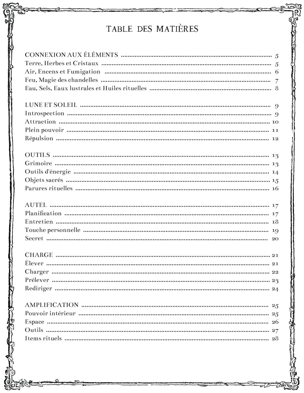 A YEAR OF PRACTICE: Natural magic foundations