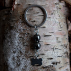 Amulette pour chien HÉMATITE (Os)