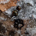 Amulette pour chat OEIL DE TIGRE (Patte)