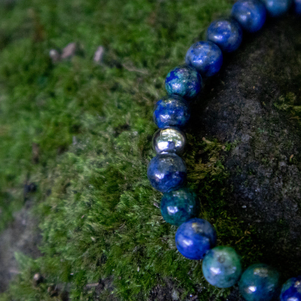 Bracelet AZURITE MALACHITE