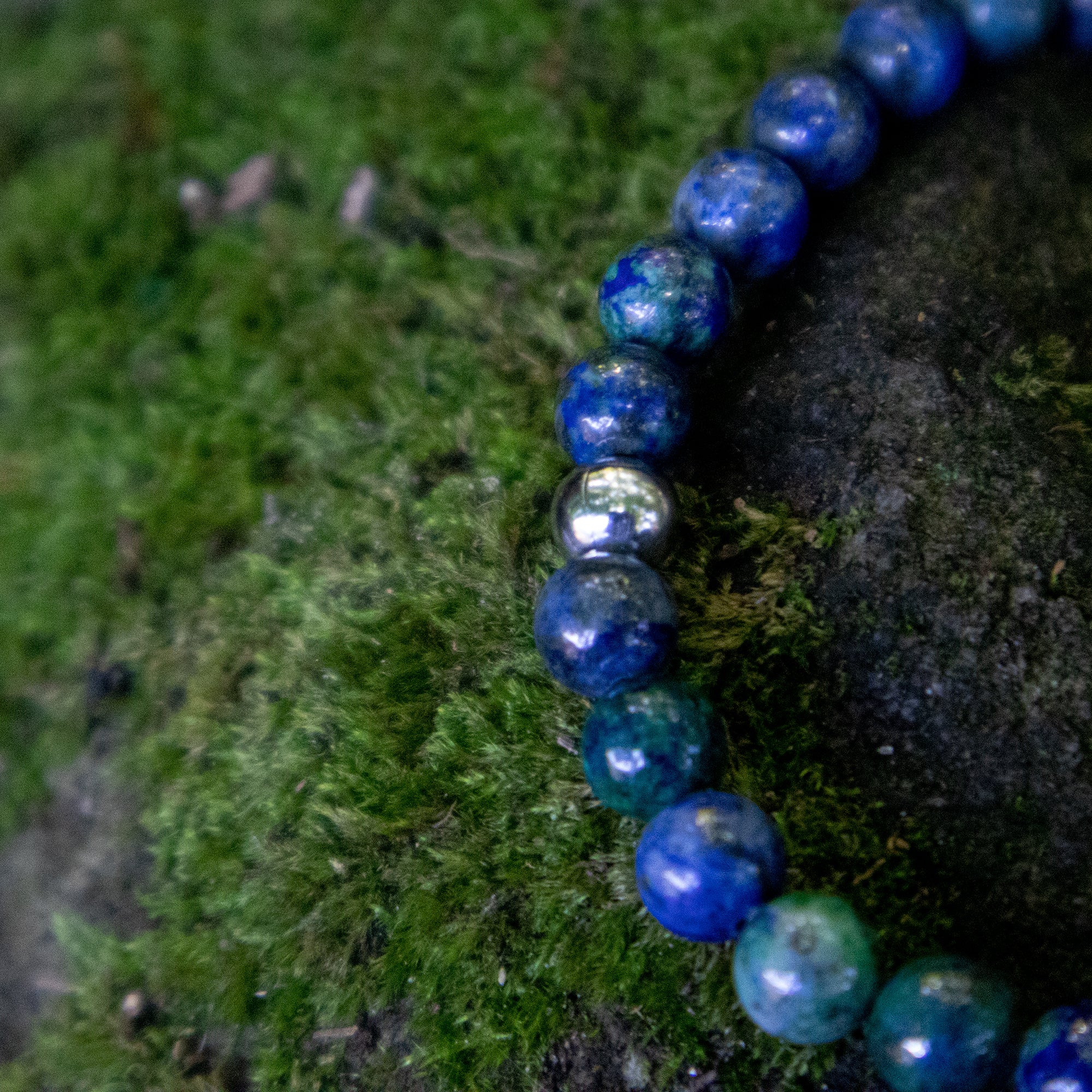 Bracelet AZURITE MALACHITE