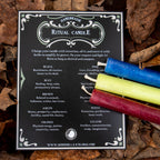 10 Chandelles rituelles COULEURS